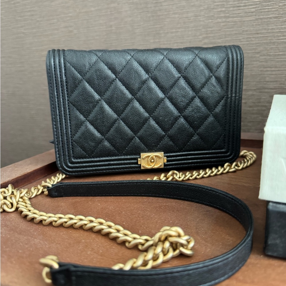 CHANEL Boy WOC Crossbody Bag